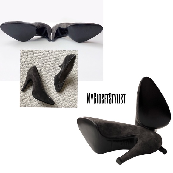 Sergio Rossi New $1198 Leather Peep Toe Pumps Heels - Picture 2 of 8